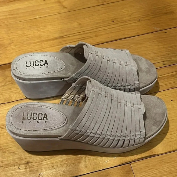Luca Lane Larissa Wedge Sandal Size 11 - Picture 2 of 8